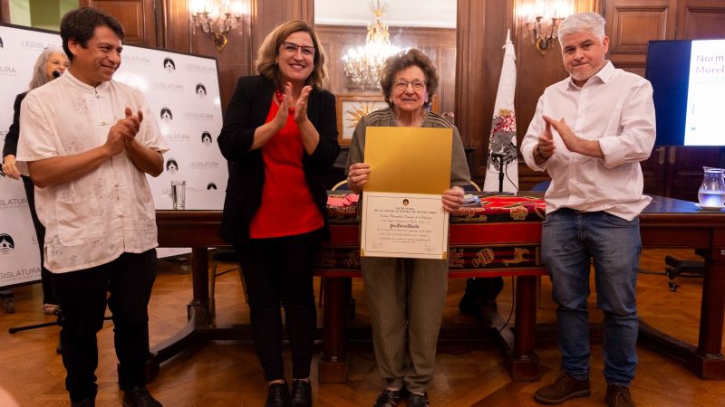 LA LEGISLATURA PORTEÑA DECLARÓ A NORMA MORELLO COMO PERSONALIDAD DESTACADA