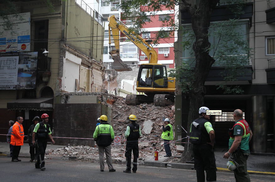 PIDEN INFORMES SOBRE EL DERRUMBE EN CABALLITO