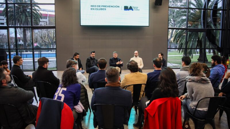 LA CIUDAD PRESENTÓ LA RED DE PREVENCIÓN DE ADICCIONES EN LOS CLUBES