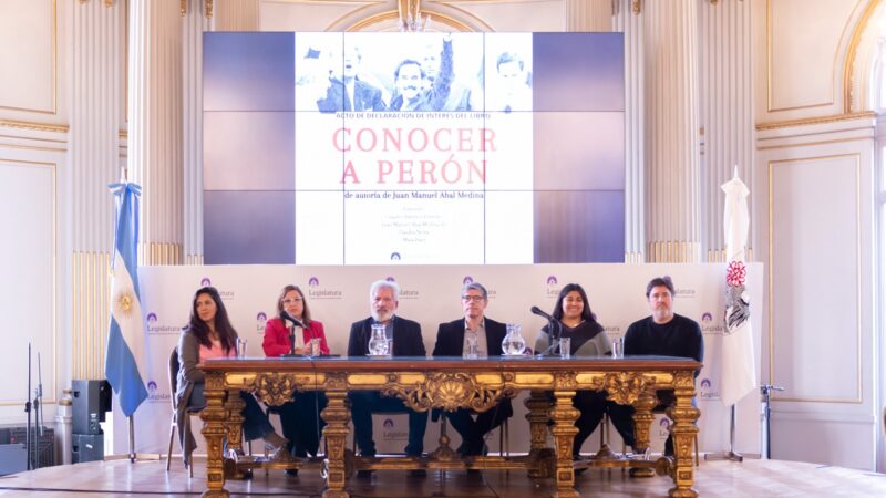 “CONOCER A PERÓN” ES DECLARADO DE INTERÉS POR LA CIUDAD