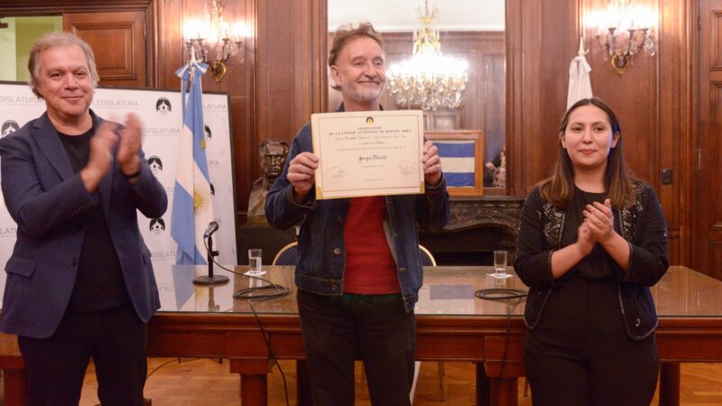 SERGIO MARCHI DECLARADO PERSONALIDAD DESTACADA