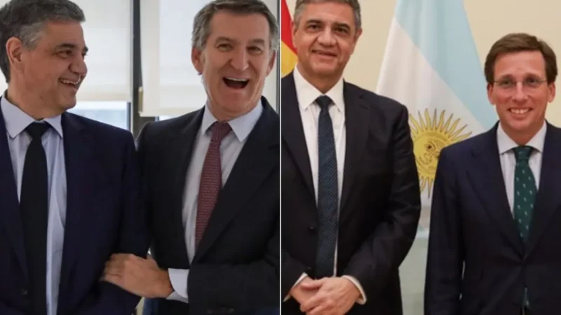 JORGE MACRI SE REUNIÓ CON EL ALCALDE DE MADRID Y CON EL PRESIDENTE DEL PARTIDO POPULAR