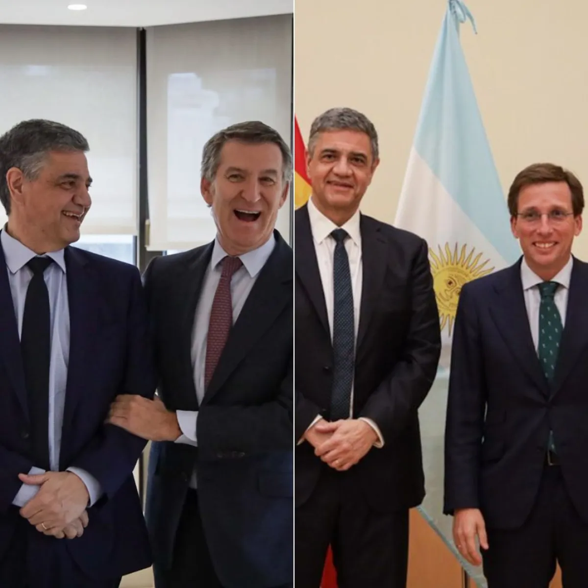 JORGE MACRI SE REUNIÓ CON EL ALCALDE DE MADRID Y CON EL PRESIDENTE DEL PARTIDO POPULAR