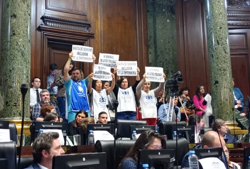 LEGISLADORES DE LA CIUDAD TRATARÁN HOY LA LEY DE ENFERMERÍA