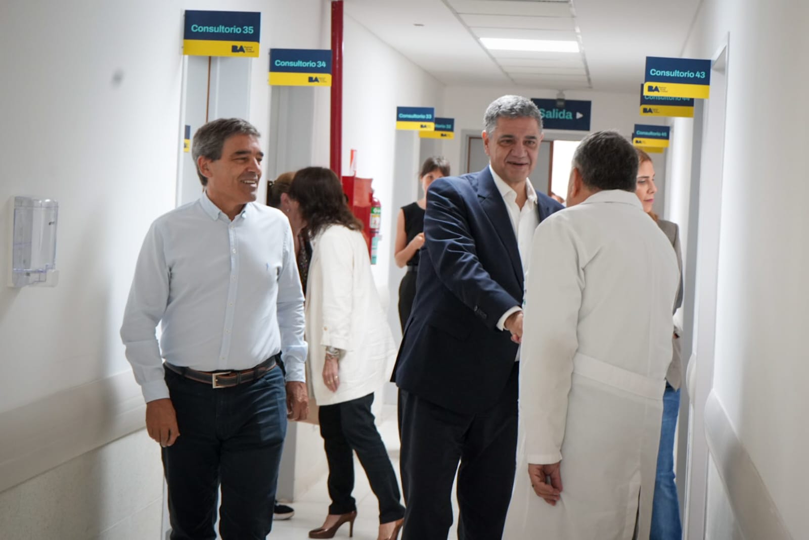 JORGE MACRI INAUGURÓ CONSULTORIOS EXTERNOS EN EL HOSPITAL PIÑERO