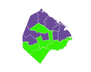 ELECCIONES LEGISLATIVAS: RESULTADOS COMUNA X COMUNA