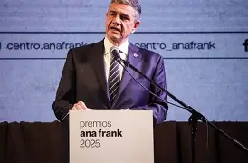 JORGE MACRI FUE RECONOCIDO EN LOS PREMIOS ANA FRANK