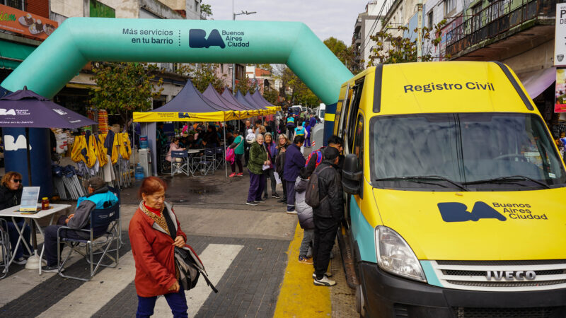 LAS OFICINAS MÓVILES LLEGAN A FLORES Y PARQUE CHACABUCO