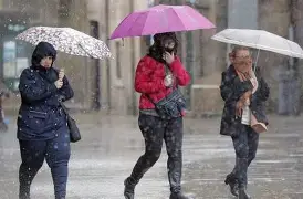 VUELVE LA LLUVIA, EL VIENTO Y EL FRÍO