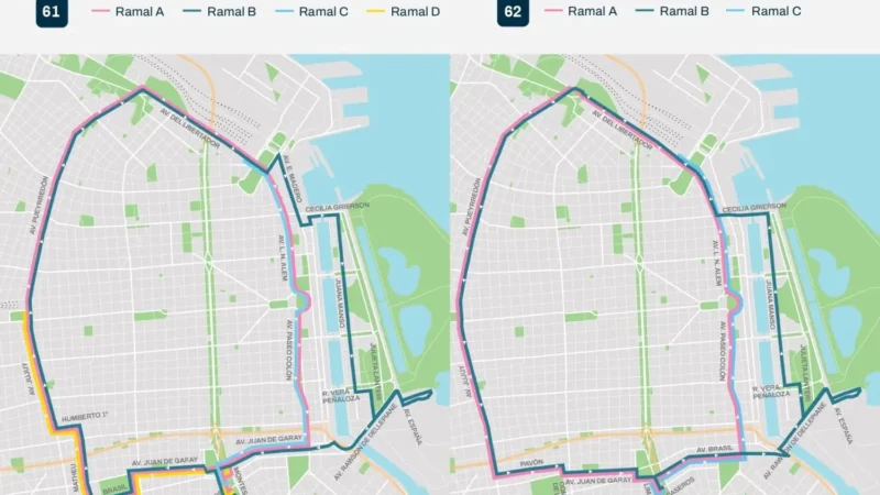 POR PRIMERA VEZ, DOS LÍNEAS DE COLECTIVOS INGRESAN A PUERTO MADERO Y AL BARRIO RODRIGO BUENO