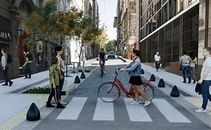 AVANZA LAS OBRAS DE TRANFORMACIÓN EN LA CALLE VIAMONTE