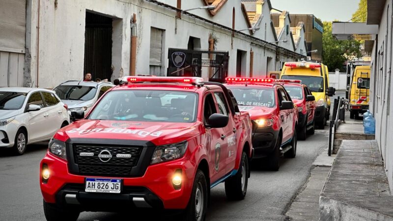 LA CIUDAD ENVIÓ BOMBEROS Y BRIGADISTAS PARA AYUDAR A COMBATIR LOS INCENDIOS EN CHUBUT