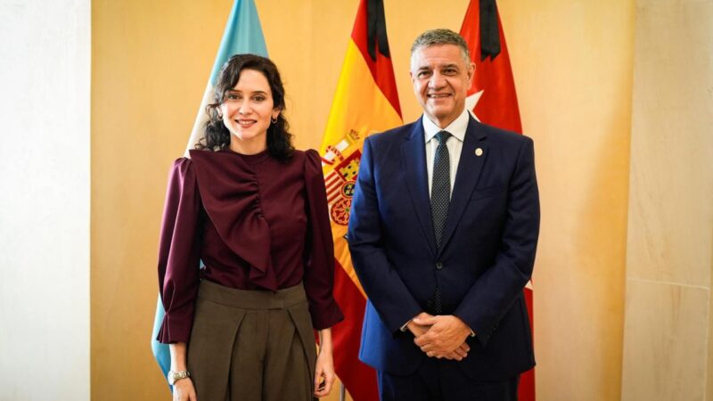 JORGE MACRI SE REUNIÓ CON ISABEL DÍAZ AYUSO PARA PROFUNDIZAR LA COOPERACIÓN ENTRE BUENOS AIRES Y LA COMUNIDAD DE MADRID