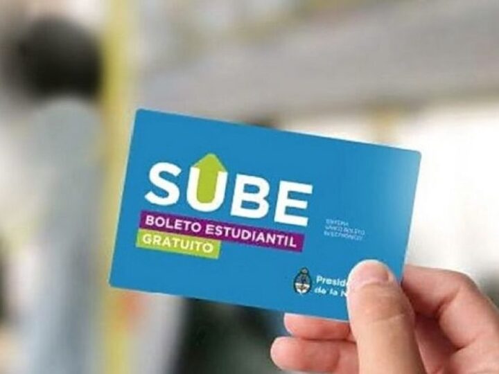 VUELVE A ESTAR VIGENTE EL BOLETO ESTUDIANTIL