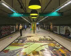 CIERRA POR OBRAS LA ESTACIÓN TRIBUNALES DEL SUBTE D