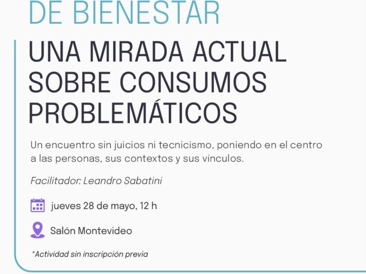 CHARLA SOBRE CONSUMOS PROBLEMÁTICOS