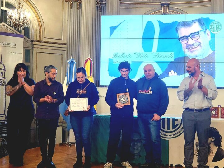 BETO PIANELLI FUE HOMENAJEADO EN LA LEGISLATURA PORTEÑA