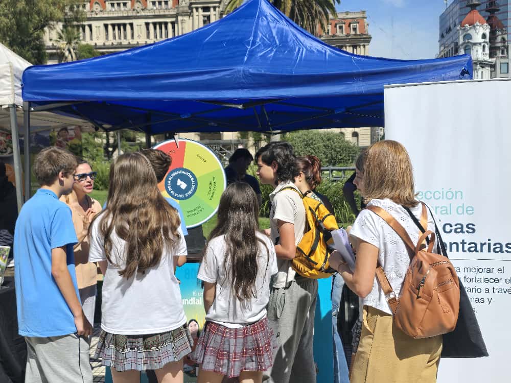 DÍA MUNDIAL DE LA ALIMENTACIÓN EN PLENA CIUDAD