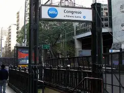 CIERRA LA ESTACIÓN CONGRESO DE LA LÍNEA A POR OBRAS