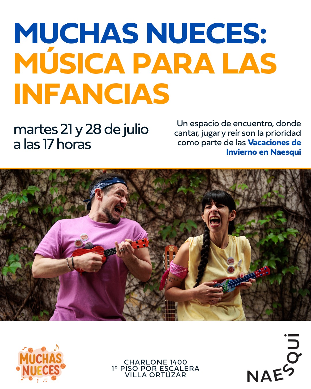 LLEGAN LAS VACACIONES DE INVIERNO Y “MUCHAS NUECES” TE INVITAN A SU NUEVO SHOW