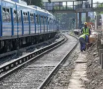 LIMPIEZA DE OBRADORES DEL TREN SARMIENTO