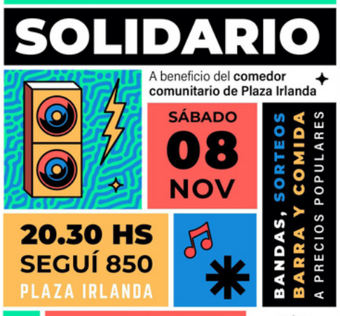 FESTIVAL SOLIDARIO EN PLAZA IRLANDA