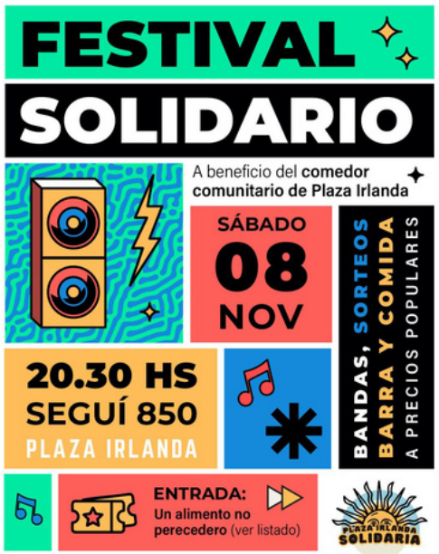 FESTIVAL SOLIDARIO EN PLAZA IRLANDA